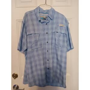 Magellan Outdoor Men's Shirt Fish Gear Relaxed Fit Moisture  L